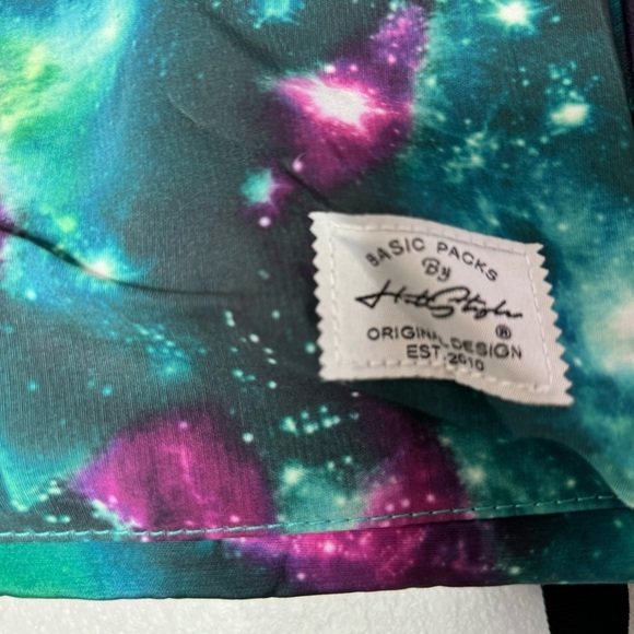 HotStyle TRENDYMAX Backpack for School Girls Boys Galaxy Green - Picture 6 of 13